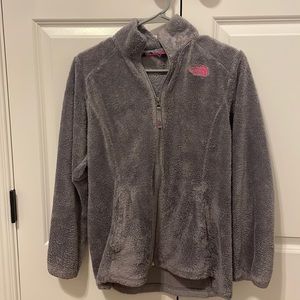 The north face zip up jacket